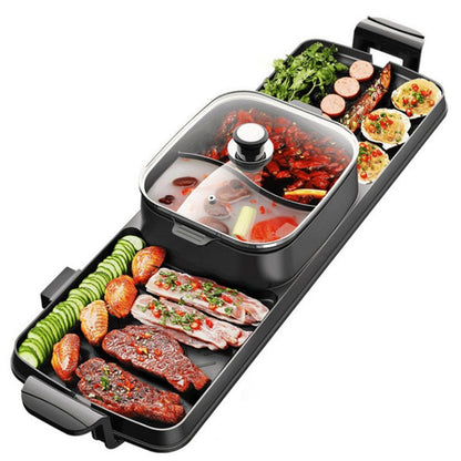 Electric BBQ Grill & Hot Pot Smokeless - San’s Creations 4U