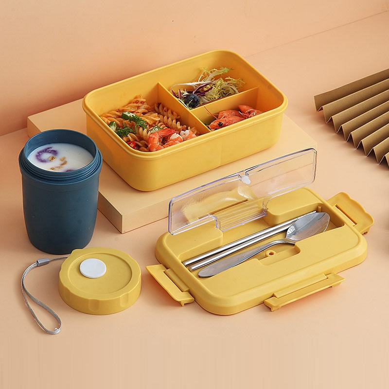 Microwaveable Heating Wheat Straw Bento Box - San’s Creations 4U