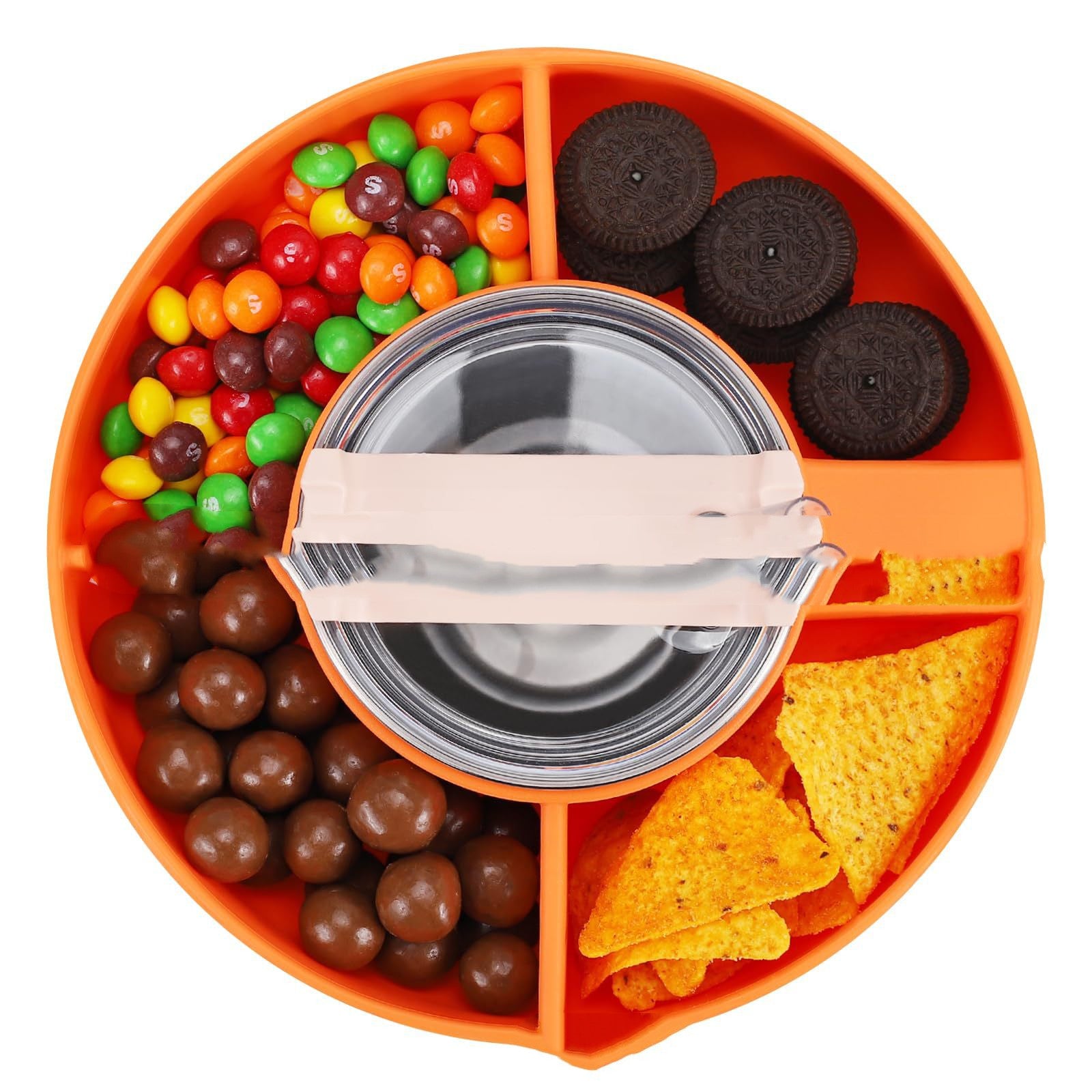 Snack Platters Cup Snack Bowl Cup Holder - San’s Creations 4U