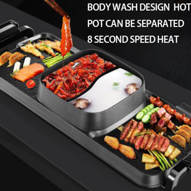 Electric BBQ Grill & Hot Pot Smokeless - San’s Creations 4U