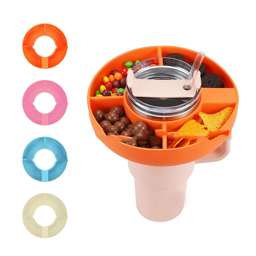 Snack Platters Cup Snack Bowl Cup Holder - San’s Creations 4U