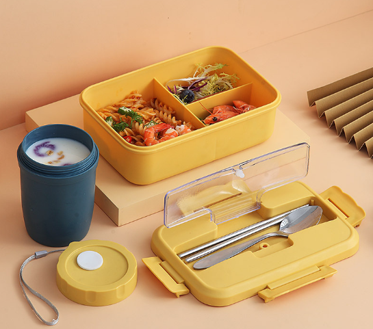 Microwaveable Heating Wheat Straw Bento Box - San’s Creations 4U