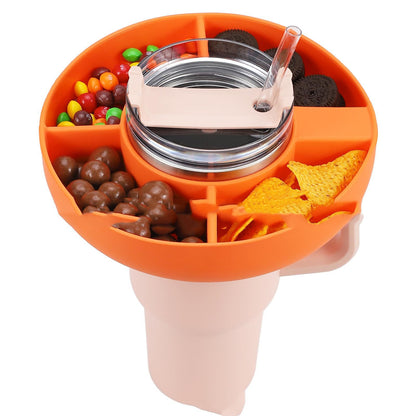 Snack Platters Cup Snack Bowl Cup Holder - San’s Creations 4U